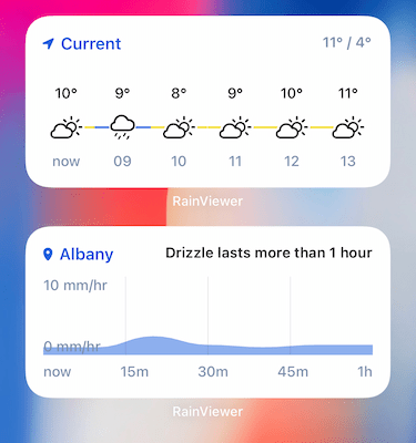 RainViewer Medium Widget