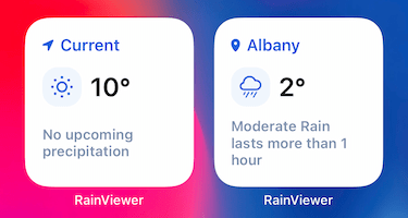 RainViewer Small Widget