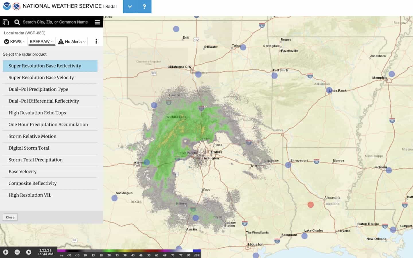 NWS Radar Web