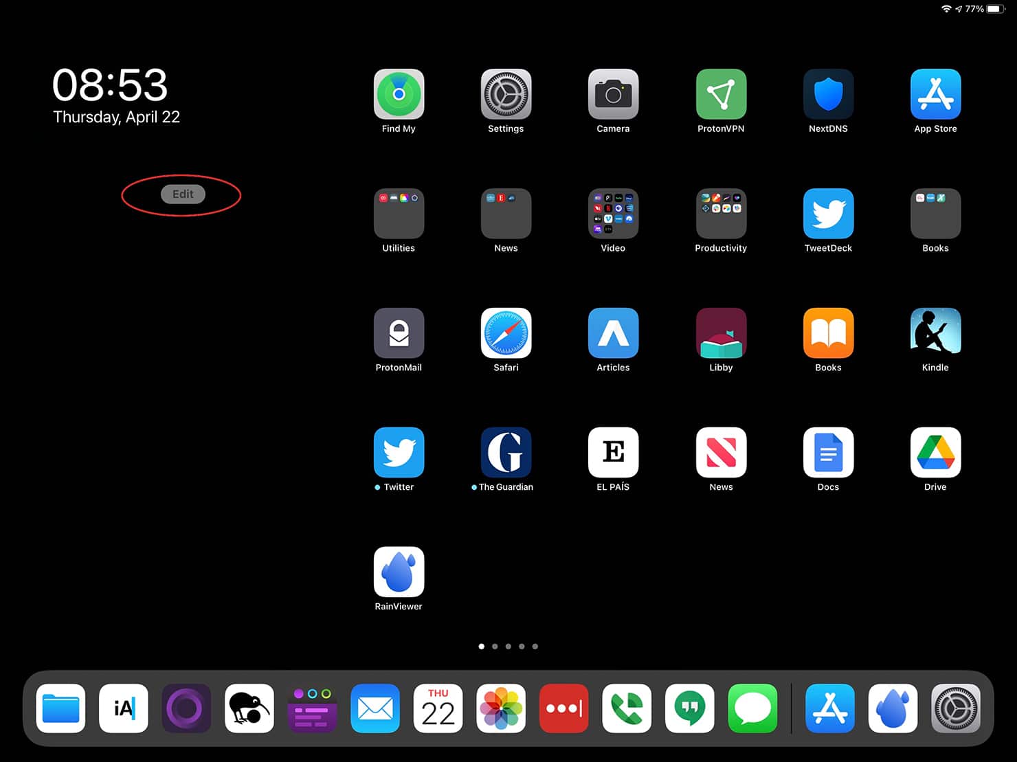 How to add widgets panel to iPad