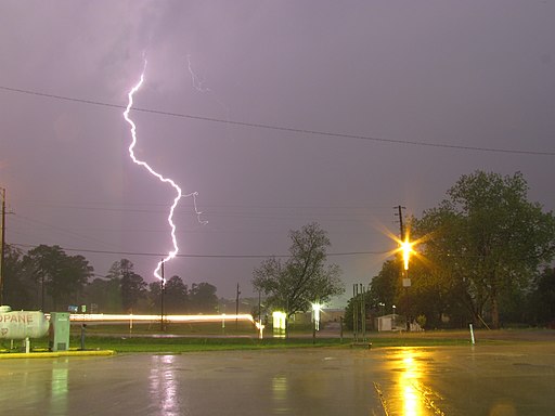 Cloud-to-ground lightning