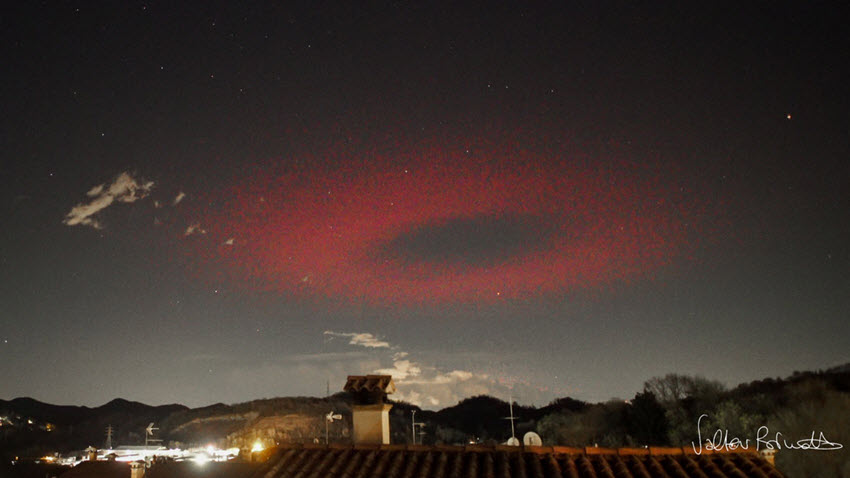 ELVES lightning over Italy