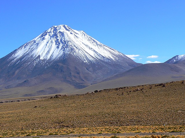 Licancabur Volcano in Chile/Bolivia holds the record for the highest UV index