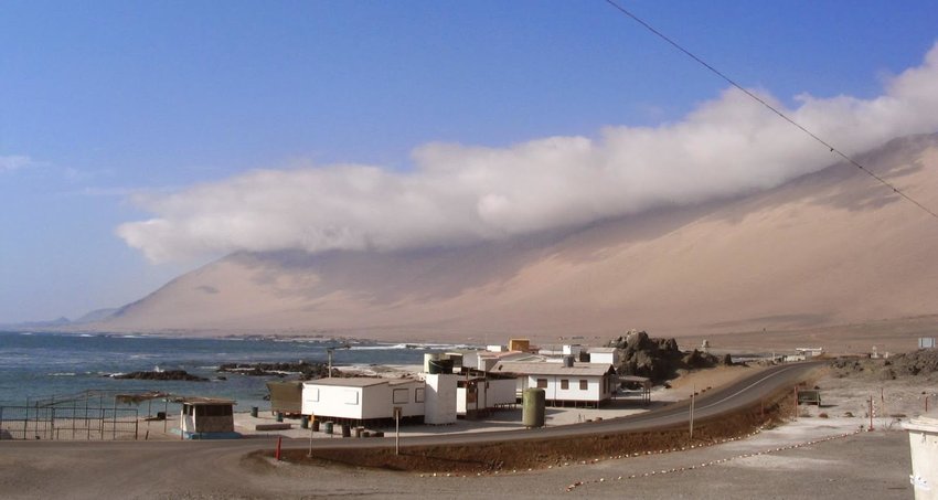 Orographic fog over Alto Patache, Chile