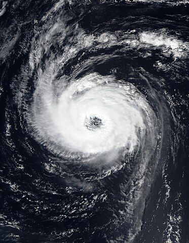 Hurricane Nigel, satellite view