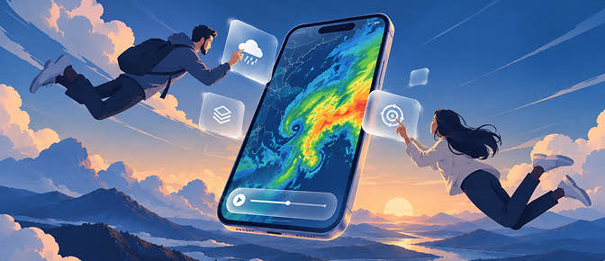 RainViewer 8.0 für iOS: Liquid Glass und ein einfacherer Kartenbildschirm | RainViewer Blog