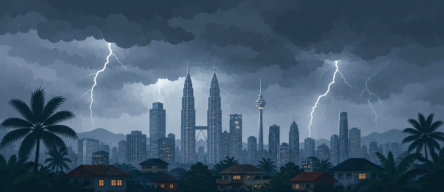 MetMalaysia Thunderstorm Warnings Explained | RainViewer Blog