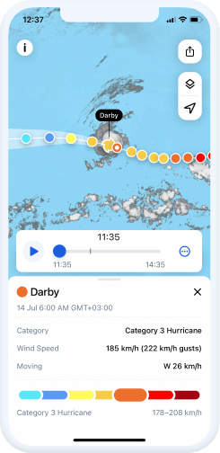 Розширена інформація про циклон