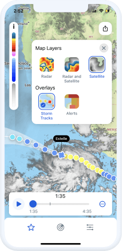 RainViewer це універсальний додаток для перевірчи чи дощитиме та прогноз погоди.