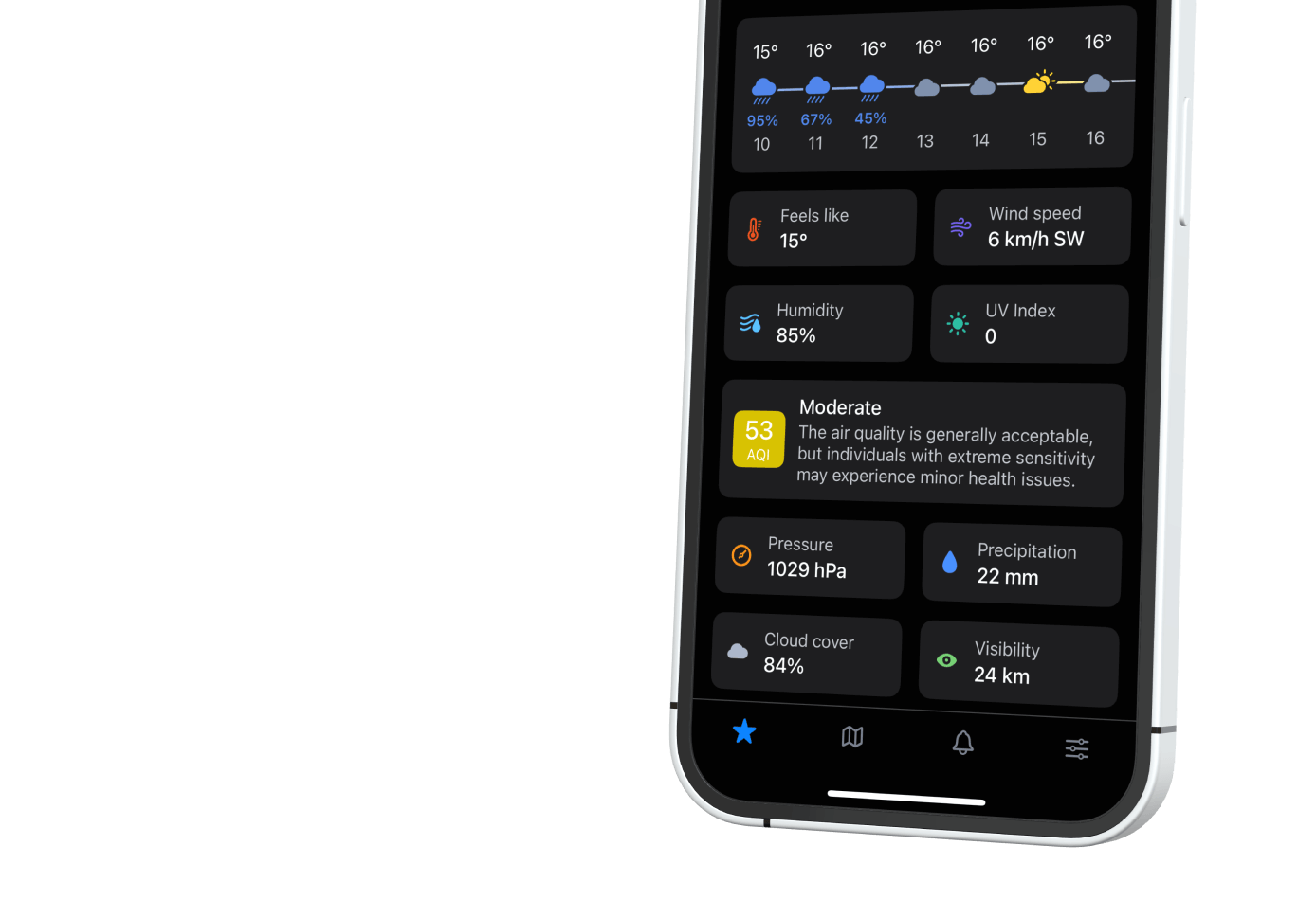Pronóstico Preciso + Pistas de IA: Tu Clima, Simplificado